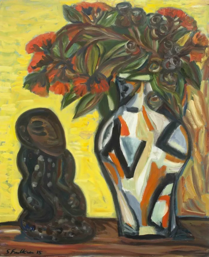 Calypso Gum with Papuan Figure, 2015