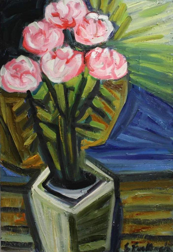 Mexican Still Life with Peony Rose, 2015