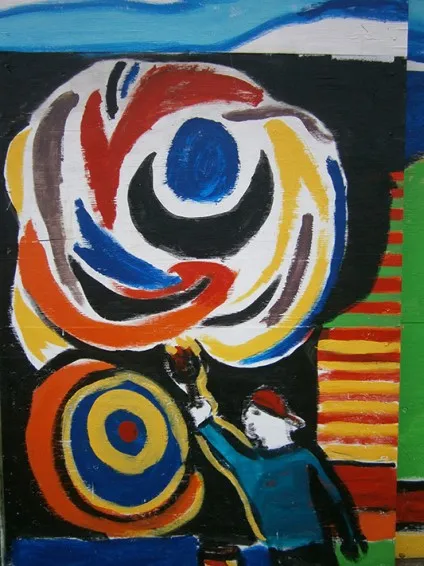 Baltara school mural, 2012 - 2013