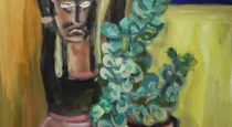 Still Life with Blue Gum and Papuan Figure, 2015