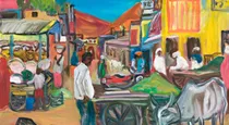 Village street scene